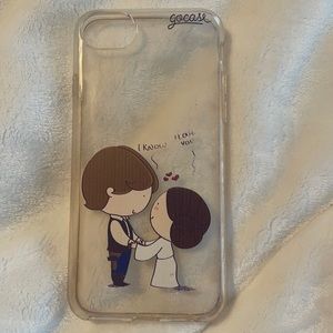 Star Wars Han Solo and Princess Leia iPhone case